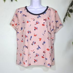 5/$18 Talbots Floral Blouse